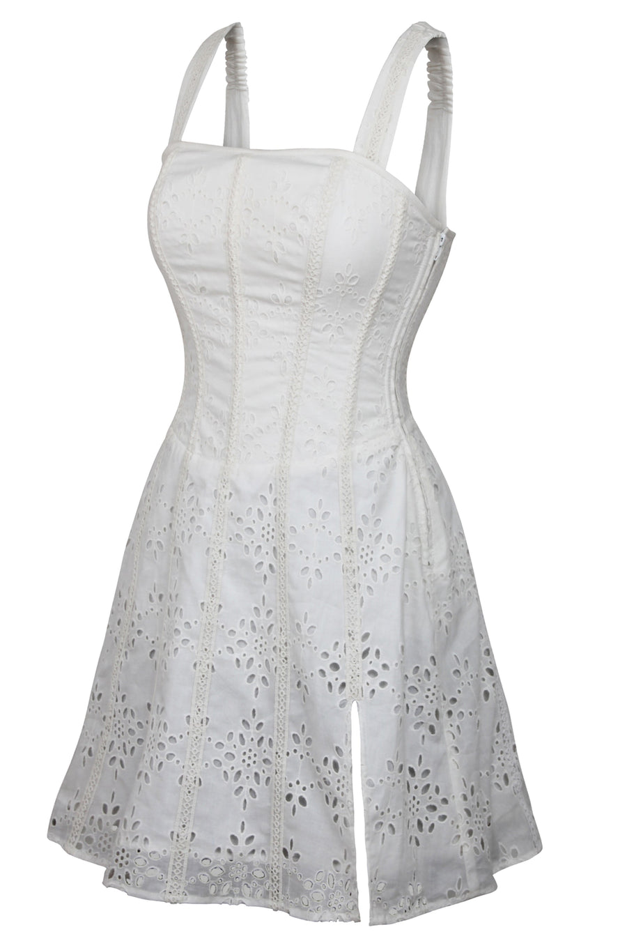 Korsettkleid weiss Clearance